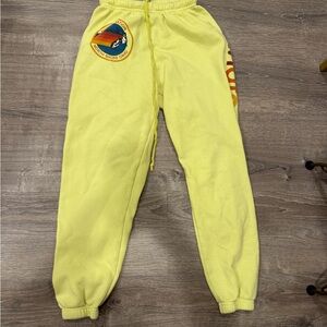 Neon aviator nation sweatpants